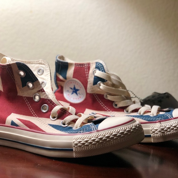 Converse High Top British Flag Union Jack - Picture 1 of 5